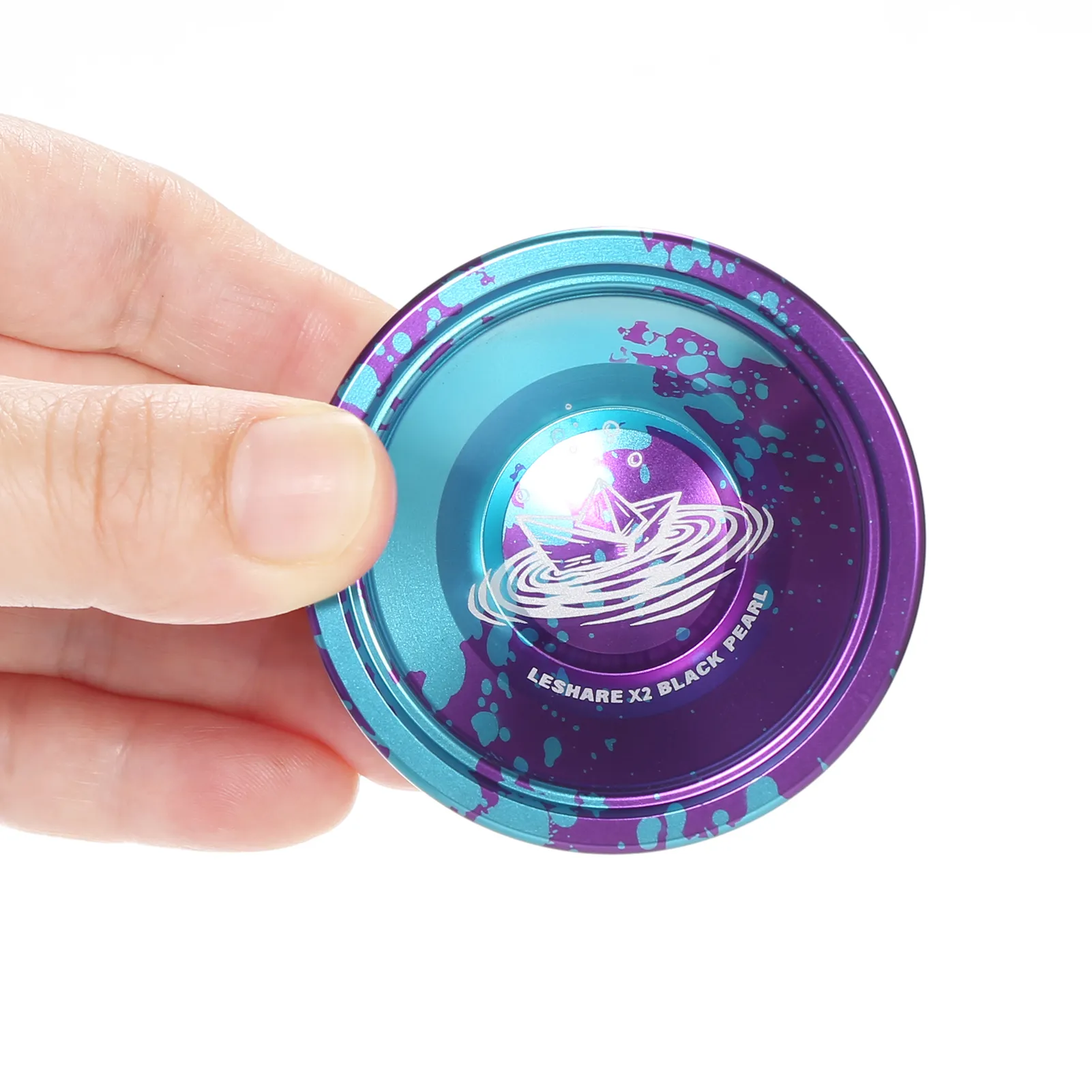 LESHARE Yoyo Ball Aluminum String Trick YoYo Balls Competitive Yo Yo Gift with Bearing Strings and Gloves Classic Toys