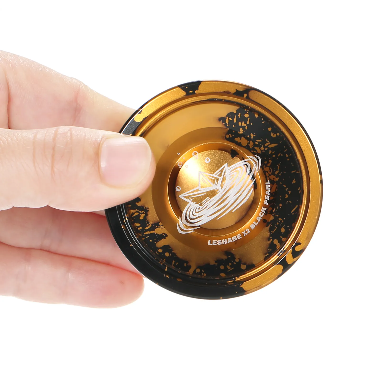 LESHARE Yoyo Ball Aluminum String Trick YoYo Balls Competitive Yo Yo Gift with Bearing Strings and Gloves Classic Toys