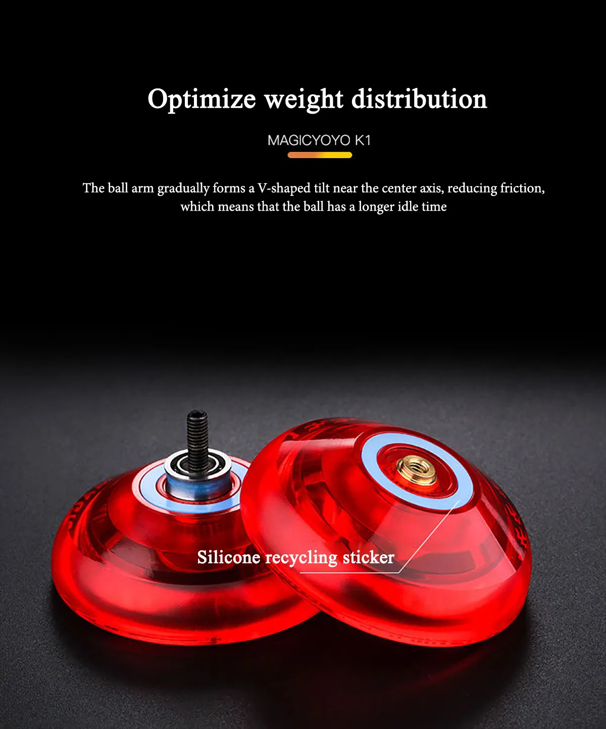 Genuine Magic yoyo K1 D1 Boy Plastic Yo-Yo Children’s Classic Toys Entry-level Professional Game Yo-Yo