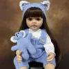 Lifelike Reborn Dolls Realistic Full Silicone Baby Bebe Vinyl 50CM Newborn Girl Doll Princess Toddler Toy Gift