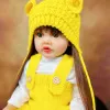 Lifelike Reborn Dolls Realistic Full Silicone Baby Bebe Vinyl 50CM Newborn Girl Doll Princess Toddler Toy Gift