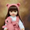 Lifelike Reborn Dolls Realistic Full Silicone Baby Bebe Vinyl 50CM Newborn Girl Doll Princess Toddler Toy Gift
