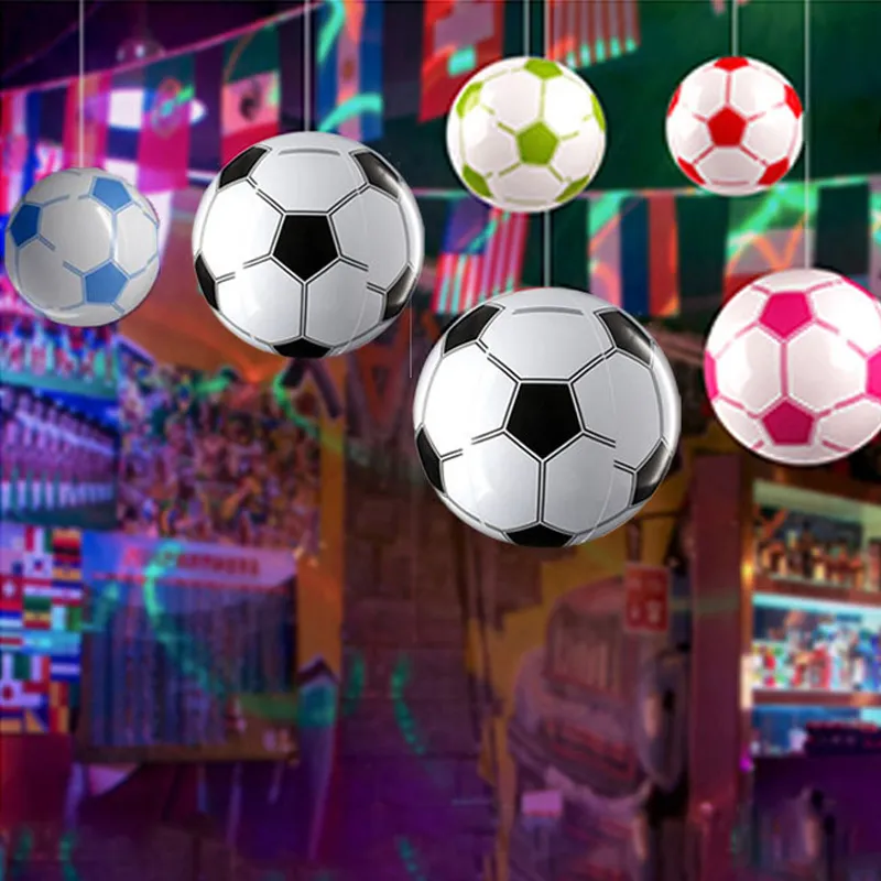 1pc Inflatable Beach Ball,30cm six-color ball，35cm football，40cm four-color ball,Swimming Pool Beach Party Decoration Ball