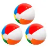 1pc Inflatable Beach Ball,30cm six-color ball，35cm football，40cm four-color ball,Swimming Pool Beach Party Decoration Ball