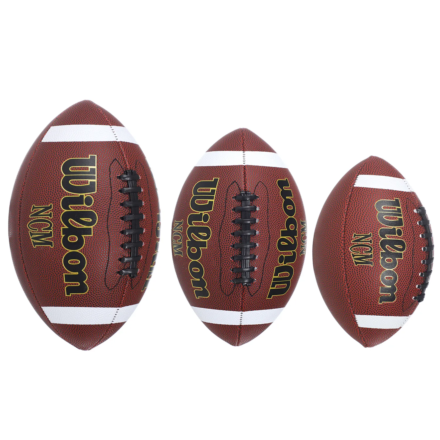 1 Pcs Standard Rugby Ball for American Football Training Game Size 3 Size 6 Size 9