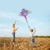 Yongjian Pink Unicorn Kite small kite suitable for children or beginners, easy to fly With 50m kite string