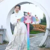Yongjian Pink Unicorn Kite small kite suitable for children or beginners, easy to fly With 50m kite string