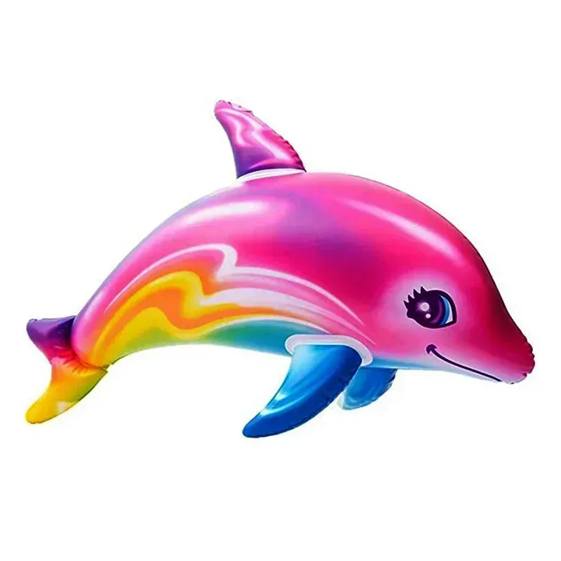 Inflatable Dolphin Shark Children's Pool Party Toy Colorful Dolphin Floating Water Beach Sports Children's Gift Inflatable Toy
