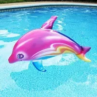 Inflatable Dolphin Shark Children's Pool Party Toy Colorful Dolphin Floating Water Beach Sports Children's Gift Inflatable Toy
