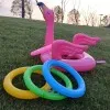 Pink Inflatable Flamingo Ring Throwing Game Toys Flamingo Ring Throwing Game Rings And Inflatable Rings With Random Color