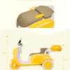 Girls Electric Motorcycle,Kids Electric Motorcycle,3- Wheel 12V Ride On Scooter for Kids , Motorcycle for Boys&Girls
