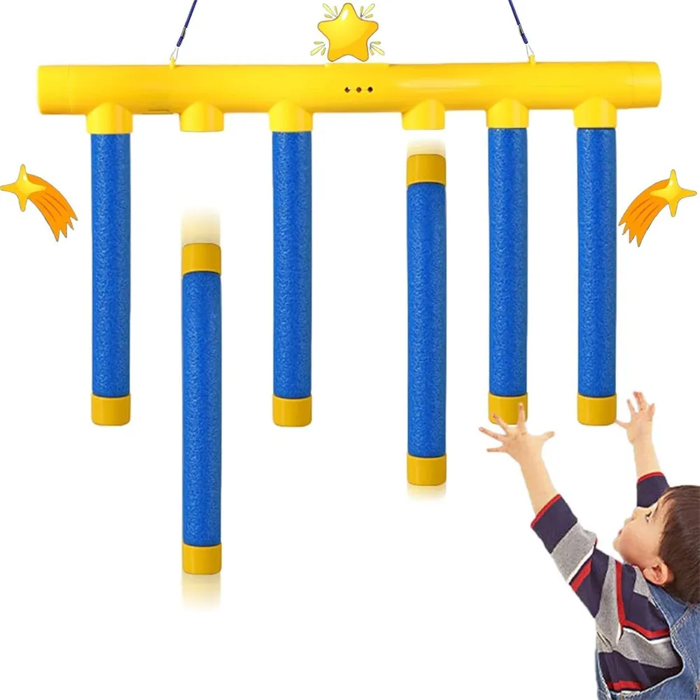 Reflex Drop Sticks Challenge Game Hand Eye Coordination Reaction Training Toy Adjustable Speed Catching Stick for Kids Adults
