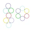 New Outdoor Kids Funny Physical Training Sport Toys Lattice Jump Ring Set Game 10 Hoops 10 Connectors for Park Play Boys Girls