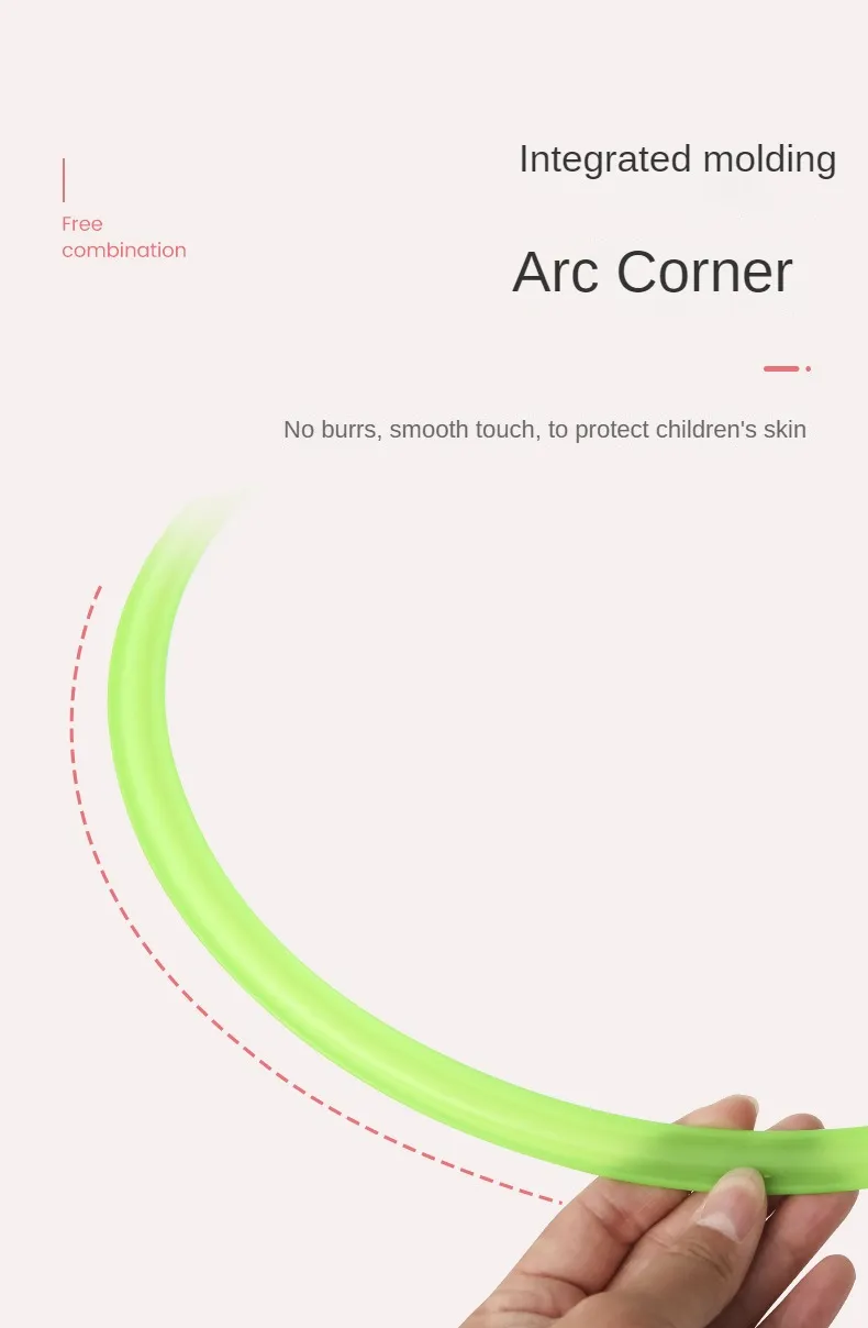 New Outdoor Kids Funny Physical Training Sport Toys Lattice Jump Ring Set Game 10 Hoops 10 Connectors for Park Play Boys Girls