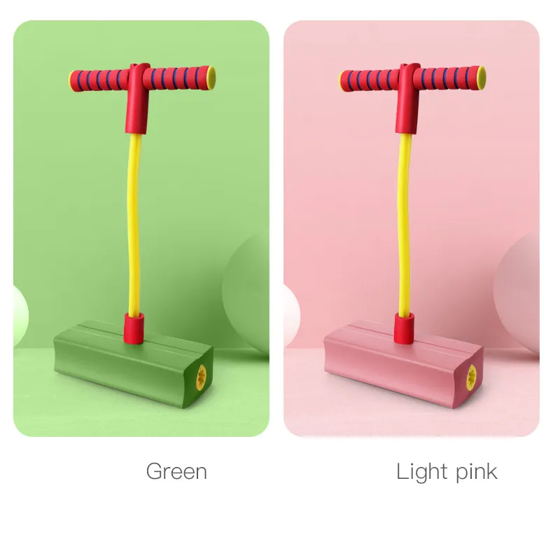 Children Growing Bounce Sense Training Stick Jumper Tall Foam Frog Toys Jumping Stilts Shoes Sport Outdoor Toys for Kids Gifts