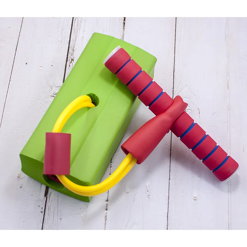 Children Growing Bounce Sense Training Stick Jumper Tall Foam Frog Toys Jumping Stilts Shoes Sport Outdoor Toys for Kids Gifts