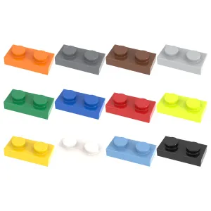 [Funbrick] 50pcs Plate 1x2 3023 Compatible with Famous Brand Building Block Classic Building Blcok Toys MOC DIY