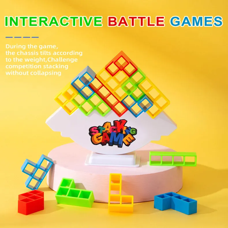 Balance Stacking Board Games Buliding Blocks Adults Kids Tower Block Bricks Toys For Boys Girls Puzzle Toy Family Parties Games