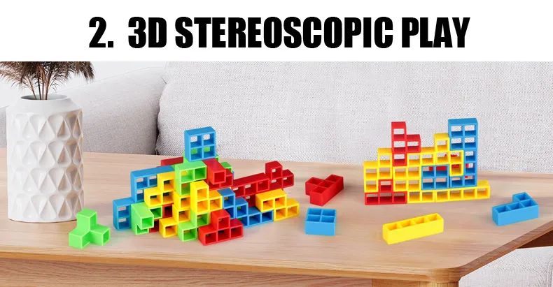 Balance Stacking Board Games Buliding Blocks Adults Kids Tower Block Bricks Toys For Boys Girls Puzzle Toy Family Parties Games