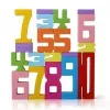 Wooden Educational Digital Blocks Creative Puzzles Stacking Toys Fun Brain-burning Early Education Topics Montessori Style