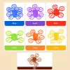 Rainbow Balance Tree Stacking Blocks Montessori Parish Education Games Fine Motor Skills Toys Sensory Integration for Children