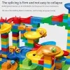 Children's Puzzle Marble Race Run Blocks Maze Toys DIY City Building Blocks Funnel Toys Parent-Child Interaction Blocks Toys