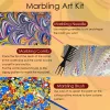 Marble Painting Kit for Kids,Arts and Crafts Paint On Water Set,Water Marbling Paint Kit Ideal Gifts for Girls & Boys Age 4-16