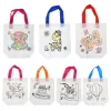 DIY Graffiti Bag with Markers Handmade Painting Non-Woven Bag for Children Arts Crafts Color Filling Drawing Toy Kids Craft