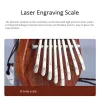 Thumb Piano 8 Key Mini Kalimba Exquisite Finger Piano Portable Marimba Musical Pendant Gift 8 Key Keyboard Musical Instrument