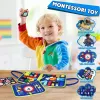 Montessori Toys Busy Board Sensory Activity Developing Board for Motor Skills,Learning Board for Toddlers Preschool Learning