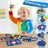 Busy Board Montessori Toys for Toddler Busy Book Sensory Preshool Early Education Learning Fine Motor Skills Toys For Children