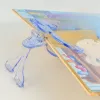 Transparent Plastic Book Clip with Bracket Reading Aid Fixed Book Holder Folder Paper Clips Bookmarks Stationery School Supplies