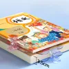 Transparent Plastic Book Clip with Bracket Reading Aid Fixed Book Holder Folder Paper Clips Bookmarks Stationery School Supplies