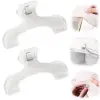 Book Clip Transparent Book Reading Holder Clip MultiFunctional Open Book Holder Simple Reading Aid Fixed Book Holder Note Holder