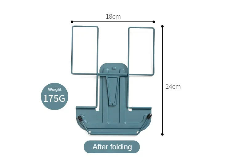 Portable Book Holder Adjustable Reading Rest Recipe Cookbook Stand Cell Phone Stand for Cookbook Textbook Tablet Holder