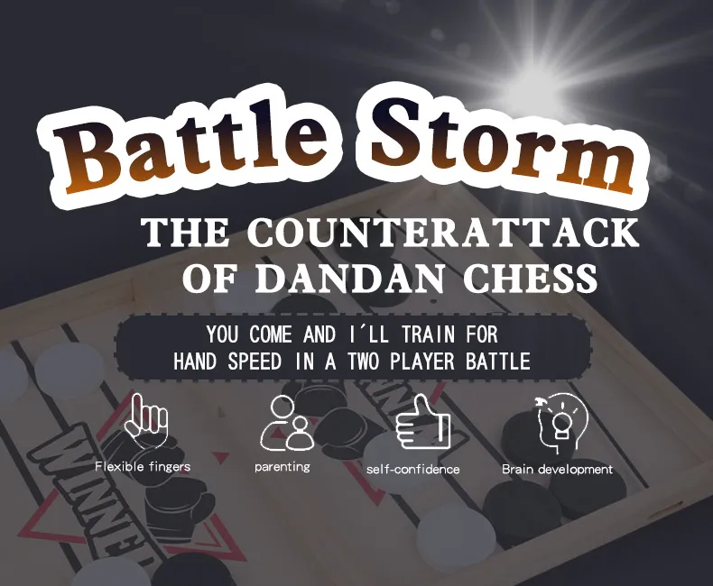 Table Hockey Paced Sling Board Puzzles Game Fast Winner Party Desktop Battle Chess Parent-child Interactive Toys For Children