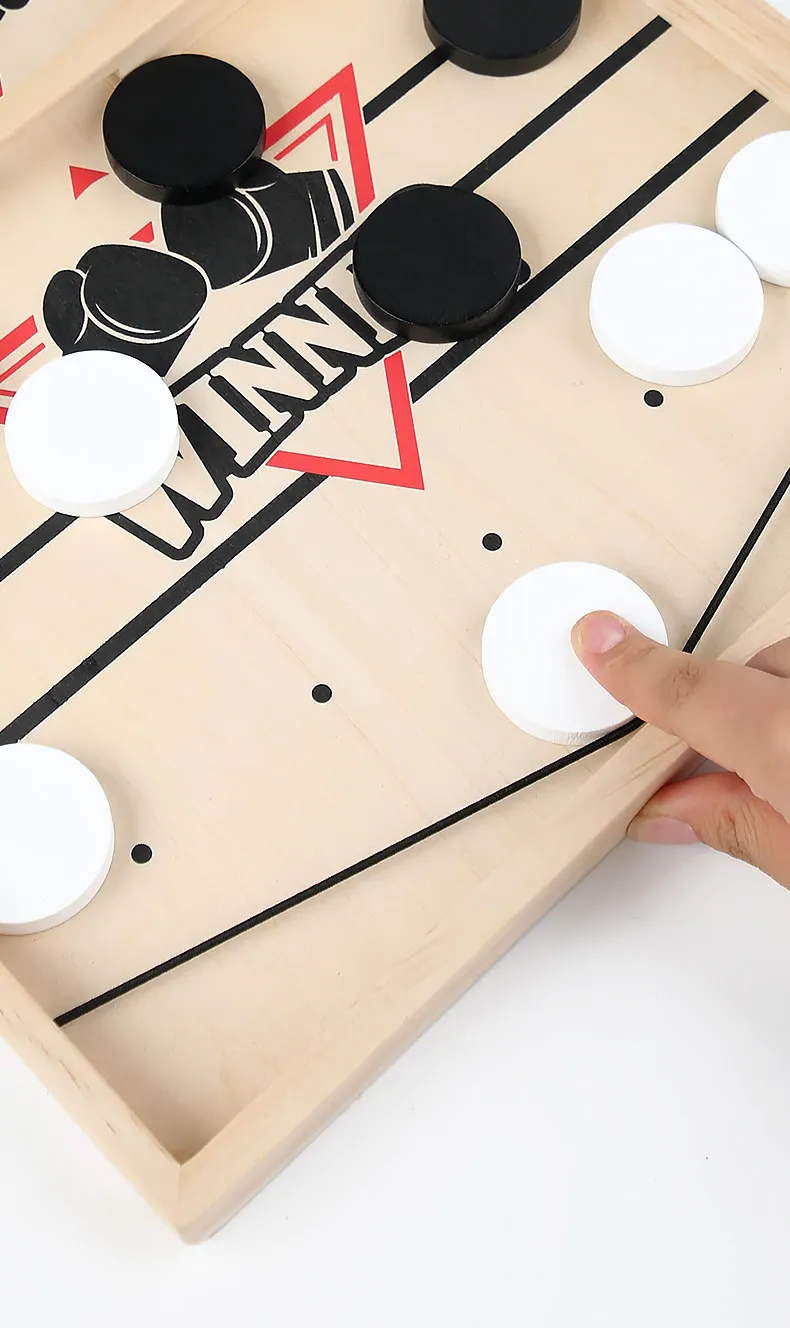 Table Hockey Paced Sling Board Puzzles Game Fast Winner Party Desktop Battle Chess Parent-child Interactive Toys For Children