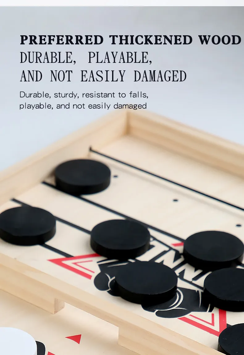 Table Hockey Paced Sling Board Puzzles Game Fast Winner Party Desktop Battle Chess Parent-child Interactive Toys For Children