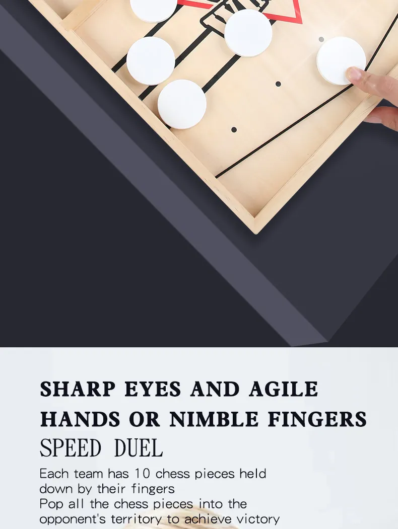 Table Hockey Paced Sling Board Puzzles Game Fast Winner Party Desktop Battle Chess Parent-child Interactive Toys For Children