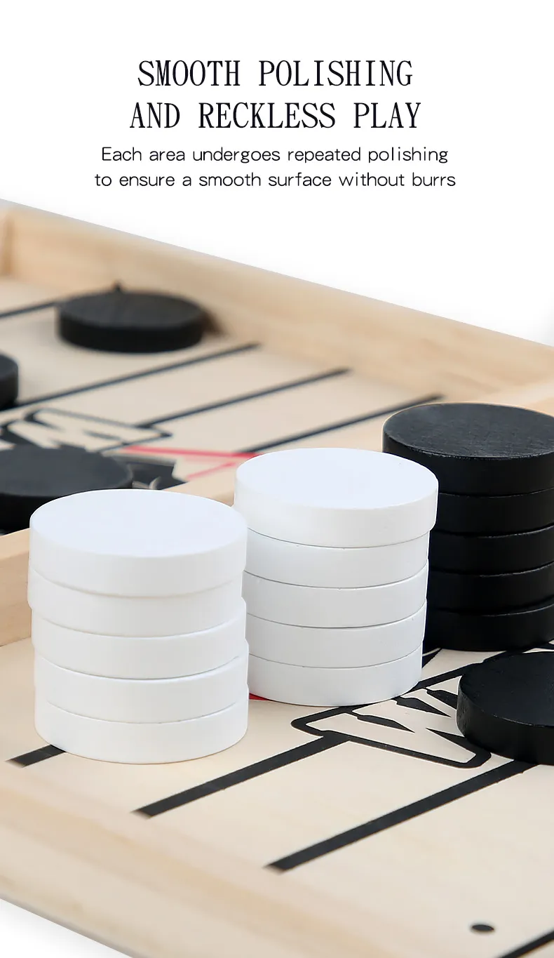 Table Hockey Paced Sling Board Puzzles Game Fast Winner Party Desktop Battle Chess Parent-child Interactive Toys For Children