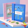 Wooden Jigsaw Magnetic Tangram Puzzle Book Educational Toys For Children Baby Kid Portable Montessori Learning Intelligence