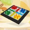 Board Games Ludo Set Party Game Parent Child Strategy Interaction with Foldable Board for Funny Family Table Game Social Games