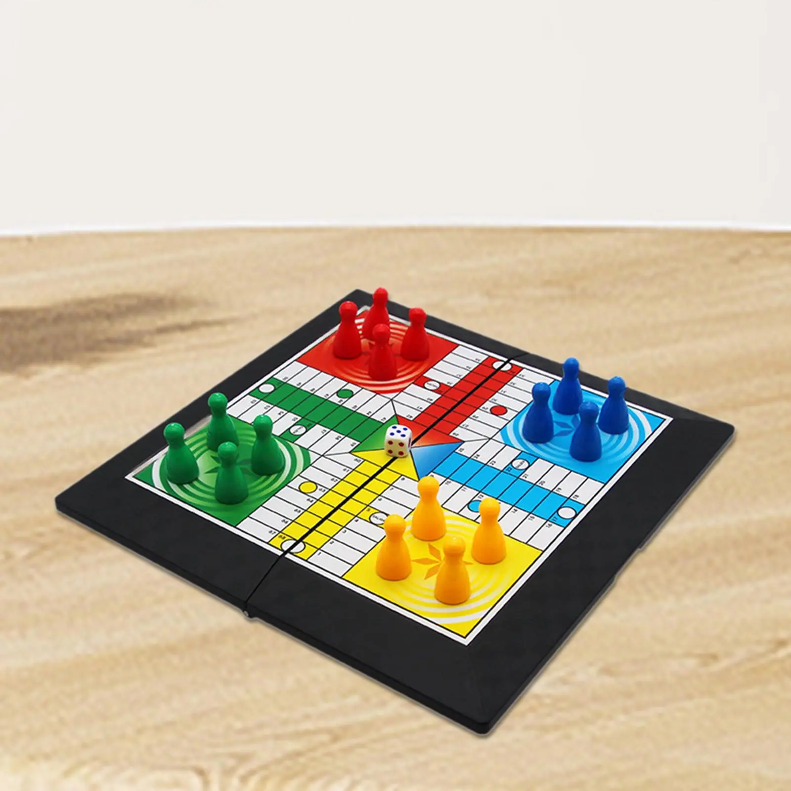Board Games Ludo Set Party Game Parent Child Strategy Interaction with Foldable Board for Funny Family Table Game Social Games