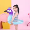 Rooxin Inflatable Flamingo Pool Float Baby Swimming Ring Summer Beach Party Pool Float Unicorn Swimming Circle Pool Accessories