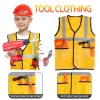 Kids Toolbox Kit Educational Toys Simulation Repair Tools Toys Drill Plastic Game Learning Engineering Puzzle Toys Gifts For Boy