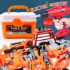 Kids Toolbox Kit Educational Toys Simulation Repair Tools Toys Drill Plastic Game Learning Engineering Puzzle Toys Gifts For Boy