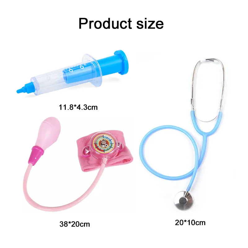 Children Doctor Toys Pretend Play Role Playing Puzzle Early Education Interactive Toy Nurse Clothing Birthday Gifts for Kids TMZ