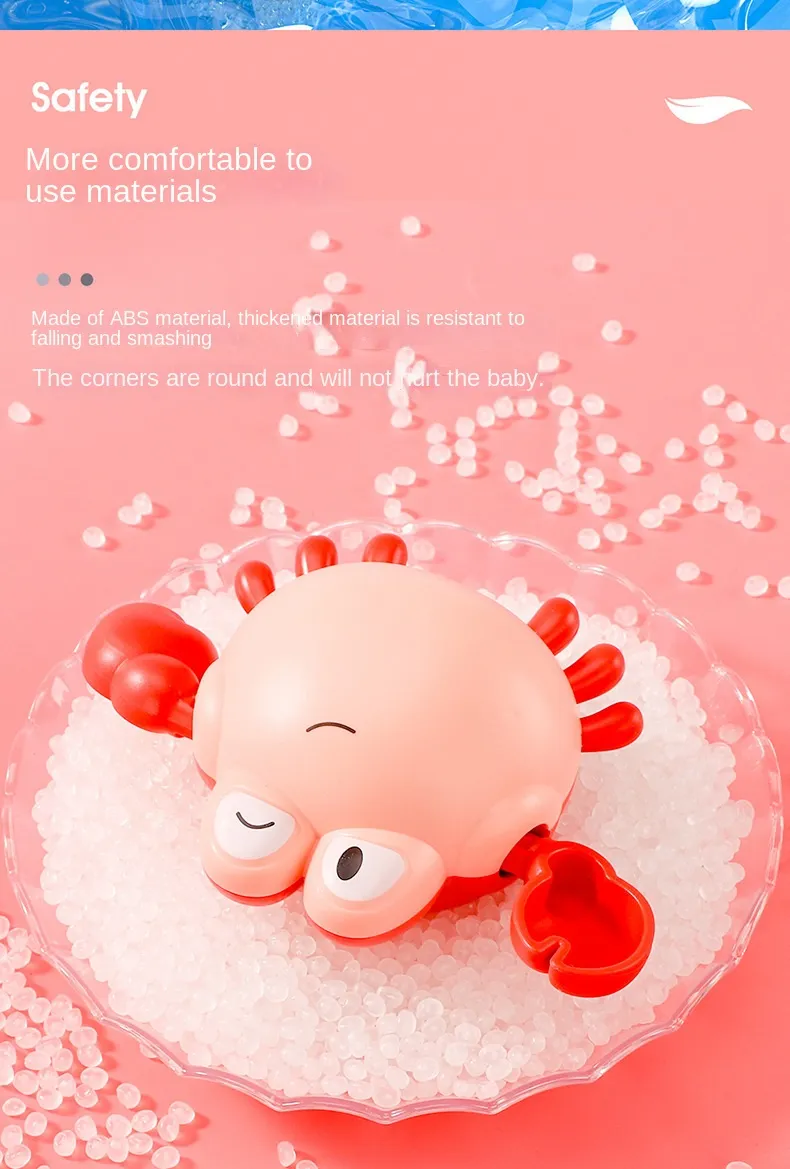 Summer Bath Toys Kids Swimming Clockwork Dolls Play Water Baby Bathing Cute Funny Children Bathroom Shower Bathtub Animals Toy