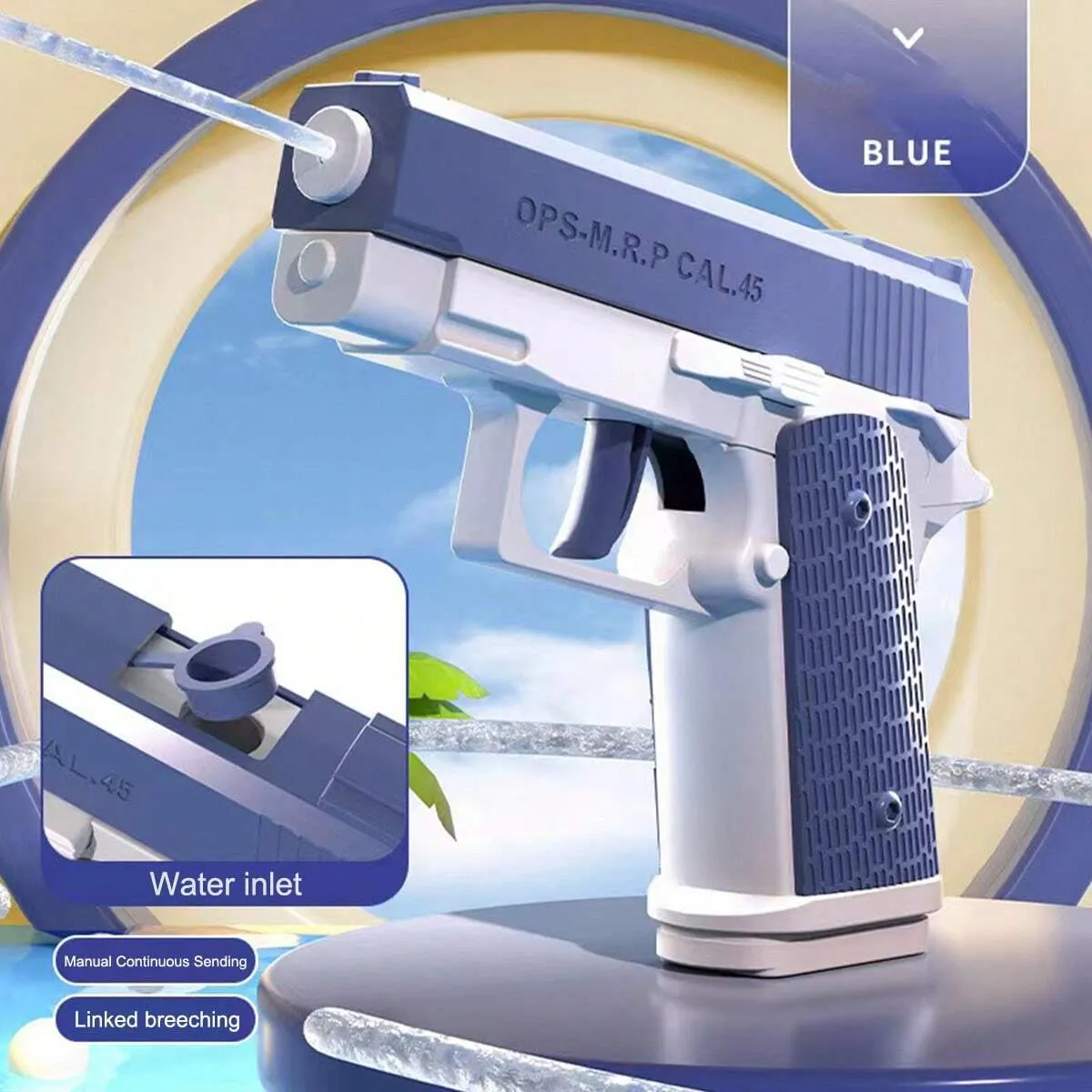 M1911 Water Guns Pistol Toy Squirt Guns, Summer Pool Beach Shooting Games Outdoor Toys, Water Blaster Pistol Boy Kids Adult Gift