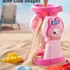 Children's Beach Toy Set Baby Playing In Water and Sand Large Sand Shovel Beach Bucket Sand Digging Tool Hourglass